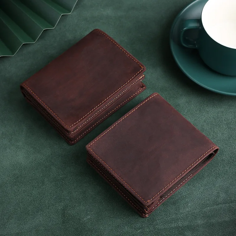 JIANUO smart wallet for mens wallets slim genuine leather man wallet