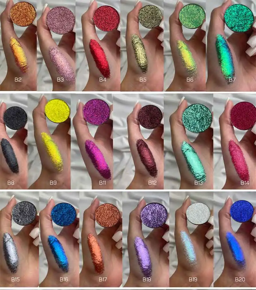 Valentines Day Palette Metallic No Brand Label Shadow Private Makeup Custom Eyeshadow Eye shadow