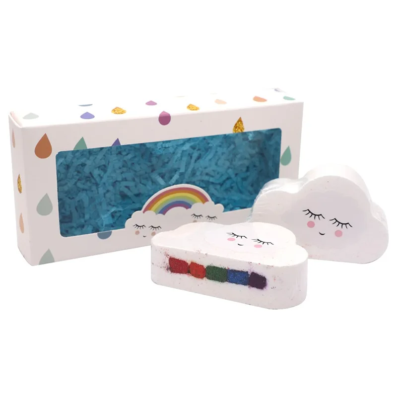 Cloud Rainbow Explosion Bath Salt Cloud Turn Bath Salt Clean Bath