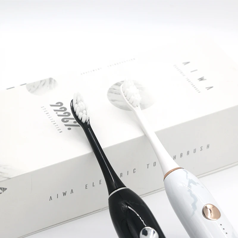 AIWO Inductive Charging Lithium Battery Brosse A Dent Electrique Rechargeable Electric Toothbrush Oral B  Led Light For Adult