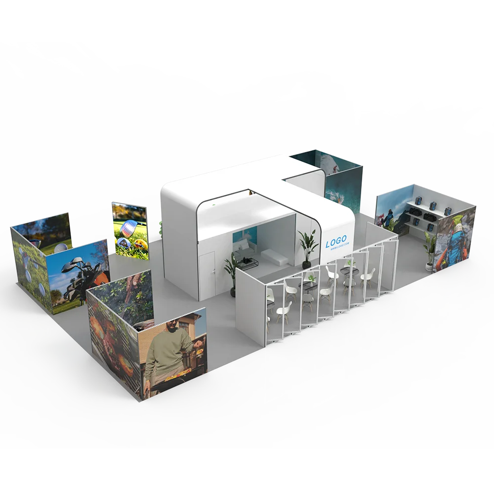 Tianyu Gorgeous Portable Trade Show Display Booth Designs For Clothing Shop Exhibition Booth