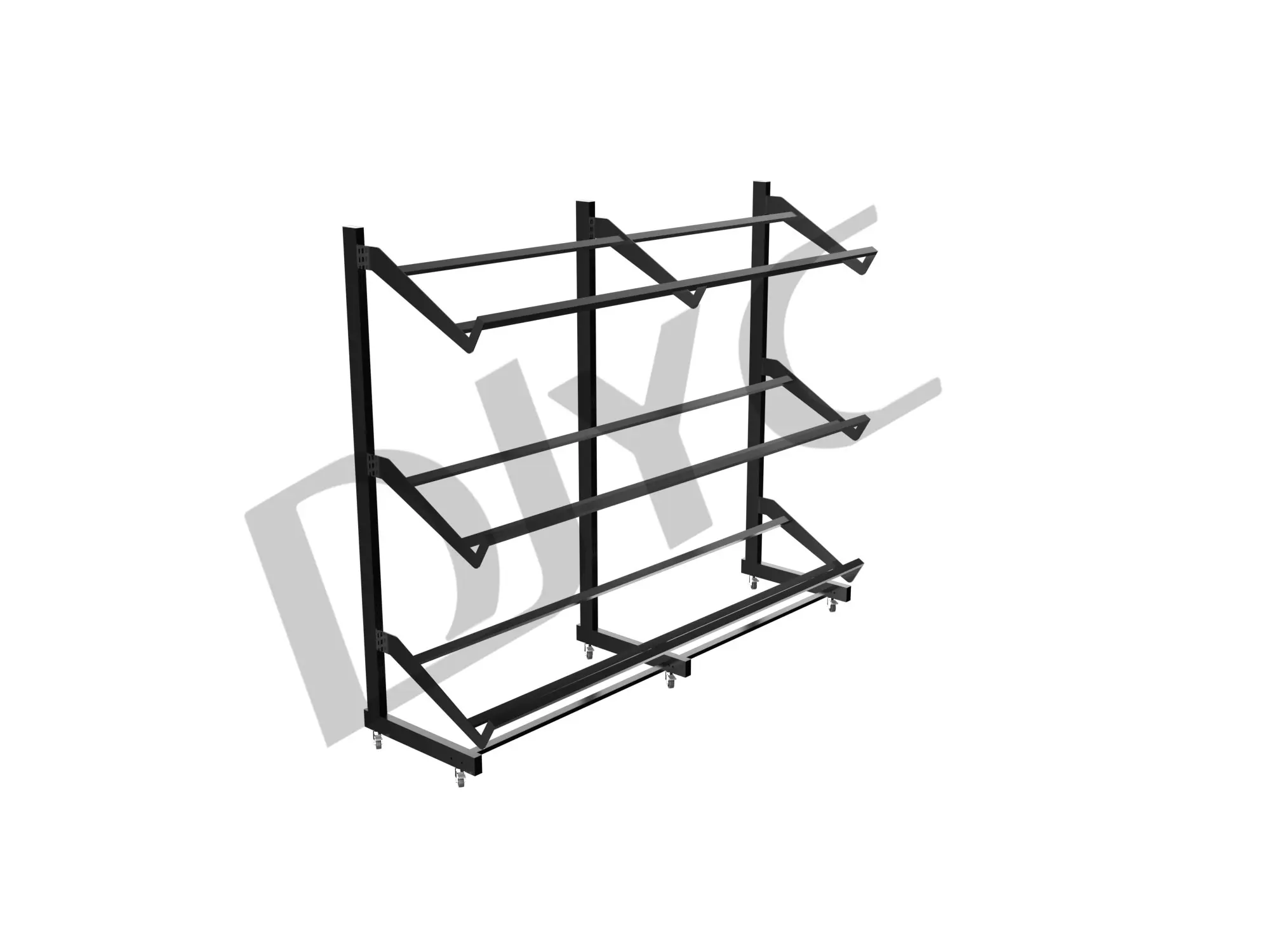 Factory Wholesale 800mm Mobile fruit and vegetable displays Gondola Supermarket Shelves