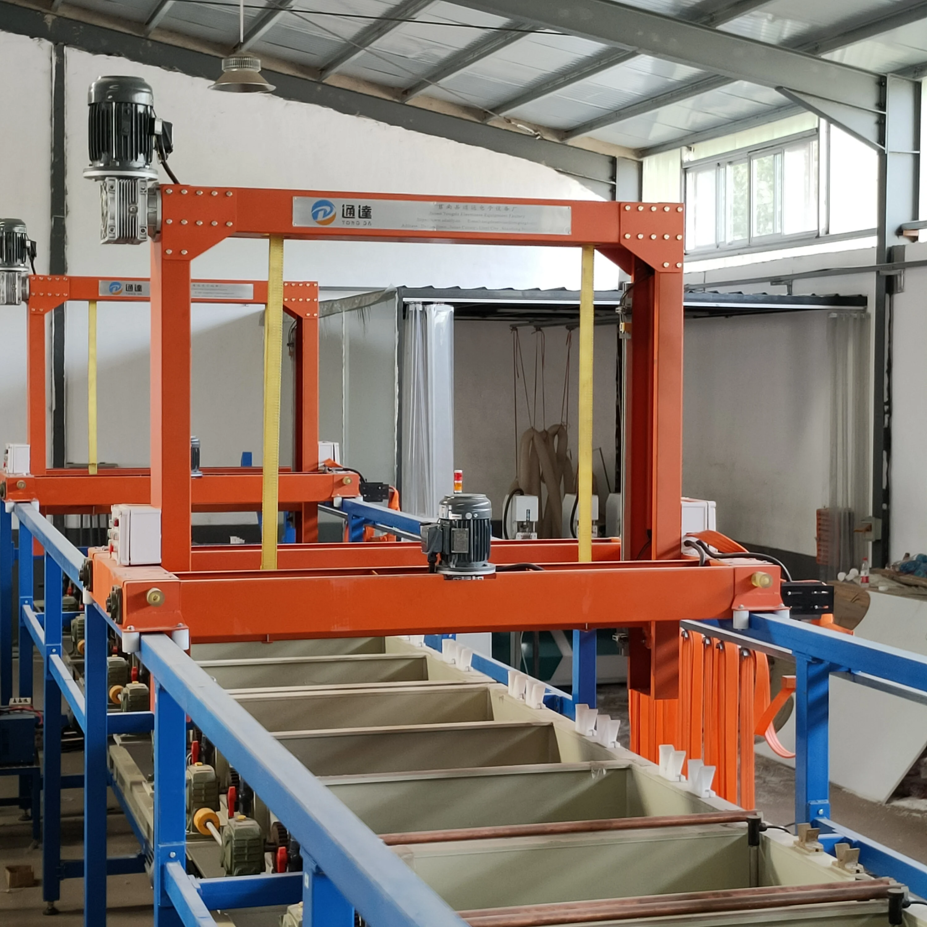 TD - titanium baskets for plating chrome plating machine anodizing aluminum profile line