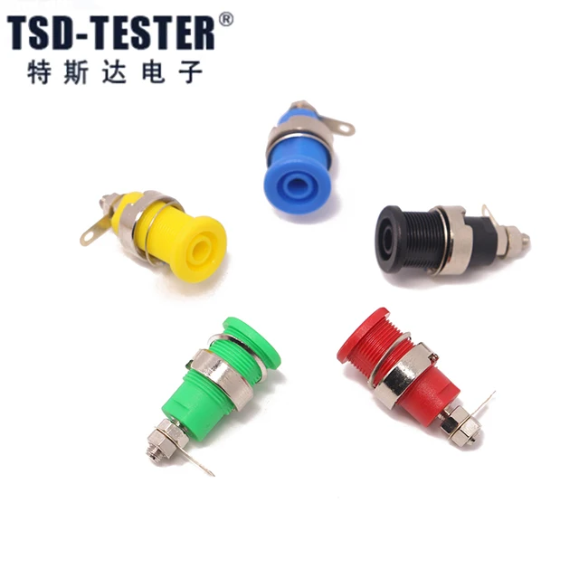 4mm Electrical rca Industry Binding Post Waterproof xlr Banana Power Panel Mount Jack  Connector Socket