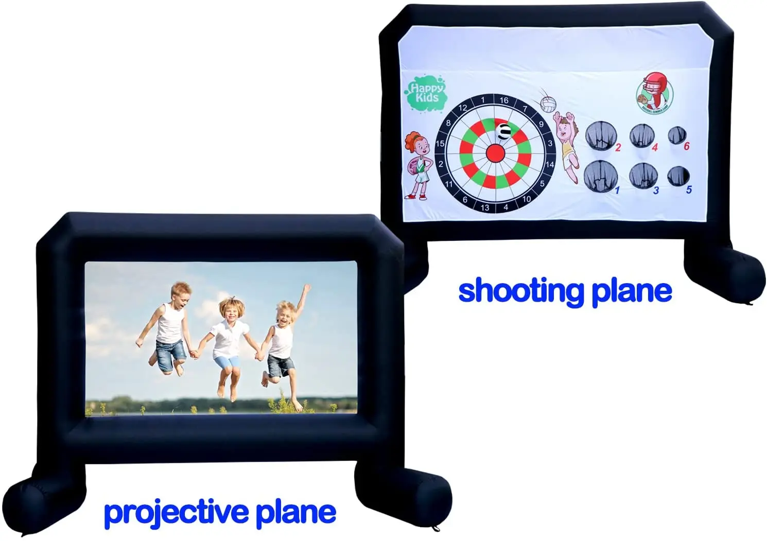 Hot Inflatable Movie Projector Screen with Blower, Supports Front Projection