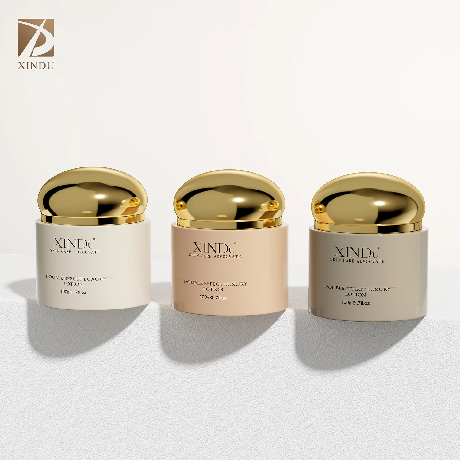 50g Empty Skin Care Bottle 4oz 100g Facial Cream Cosmetic White Glass Round Ball Cream Jar With Golden Lid