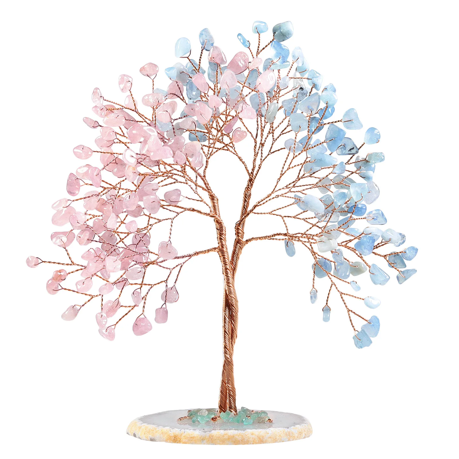 High Quality Natural Crystal 7 Chakra Crystal Tree of Life Wishing Tree Reiki Christmas Lucky Fortune Feng Shui Crystal Tree