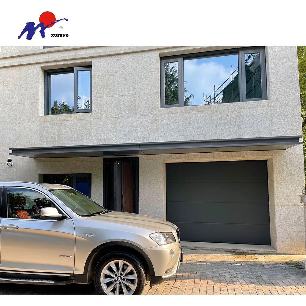 Steel Automatic Flap Villa Double Overhead Sectional Garage Doors Puertas Seccionales