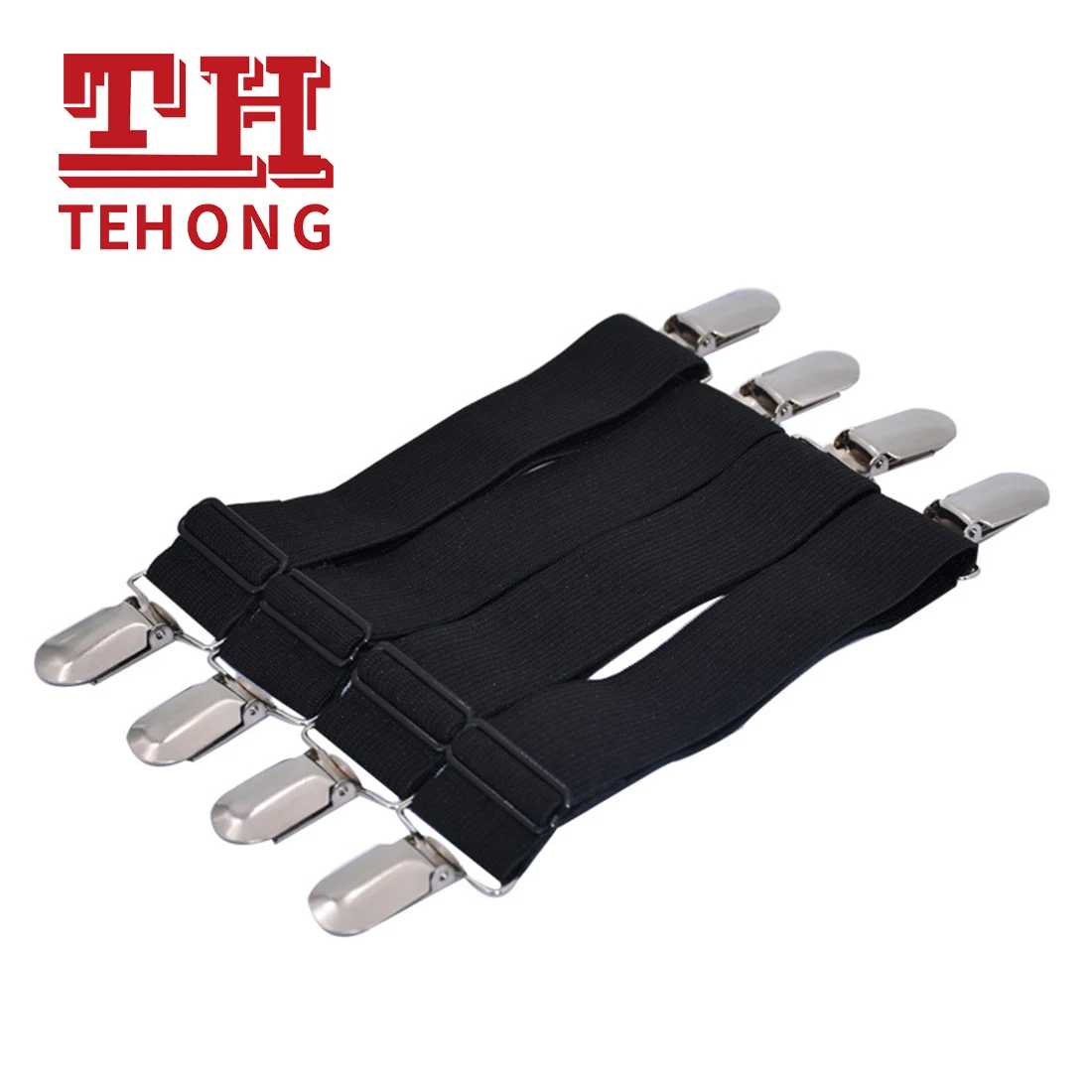 TEHONG Source Factory Plastic Elastic Straps Adjustable Heavy Duty 3 Corner Holder Fasteners Mattress Cover Bed Sheet Clips