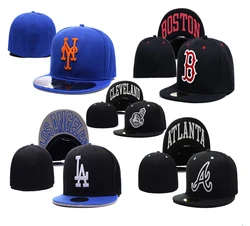 New style era American   Baseball  Boston red sox  Los Angeles Dodgers  fifty closed hats