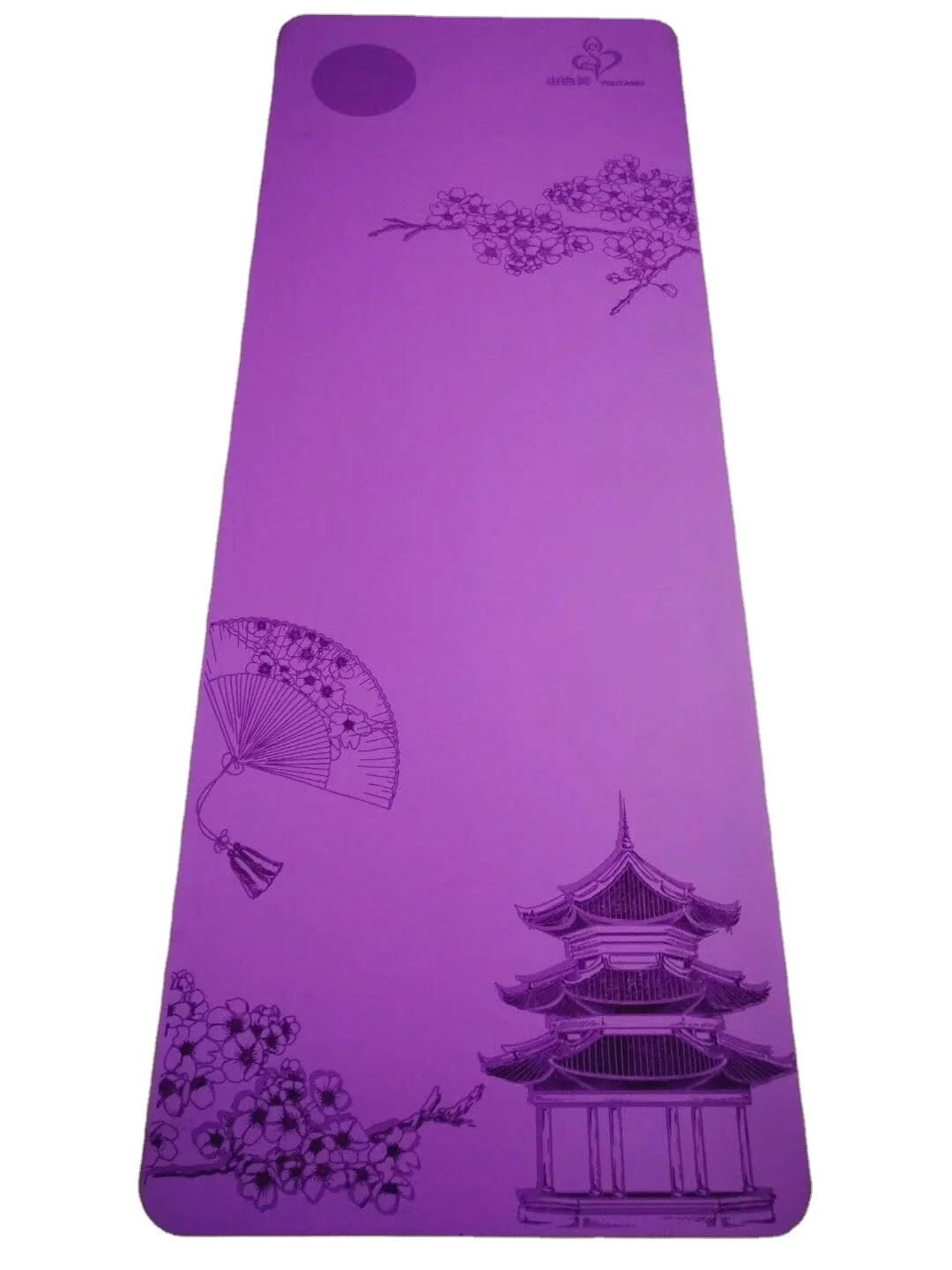 eco friendly non slip natural Pilates Fitness Mat Exercise PU leather yoga mat