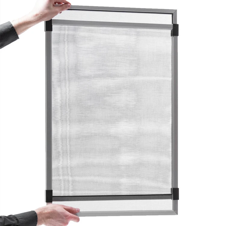 Wholesale Retractable Mosquito Window Screens Frame Aluminum Sliding Screen Window