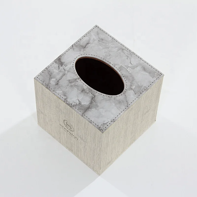 Customizable  luxury design Guest Room Amenities leather products with customized logo for high-end hotels