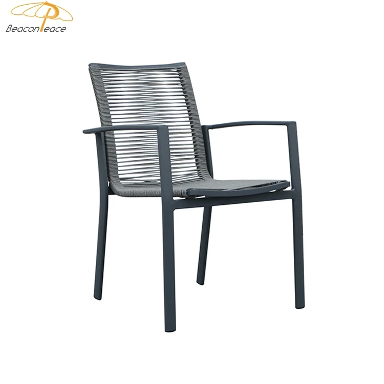 Cafe Indoor and Outdoor Stackable Event Restaurant Dining Room Chairs with Arms Rest High Back