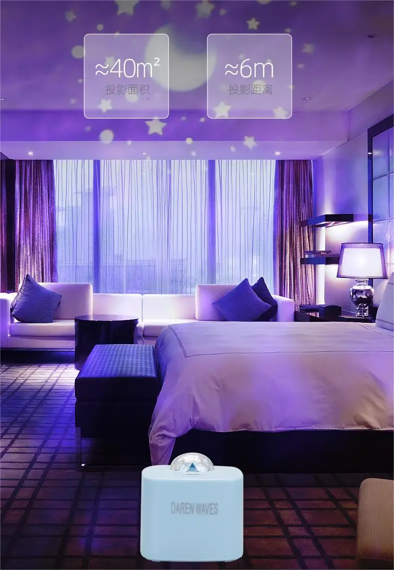 Creative Ocean Wave Starlight Star Starry Sky Light Led Night Light Lamp Astronaut Star Projector