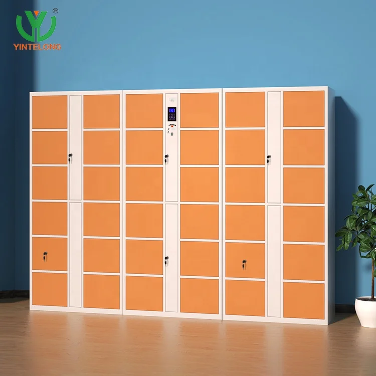 YL Smart Storage Locker Customized size&color Metal Steel Cabinet with Intelligent operating system steel storage cabinet