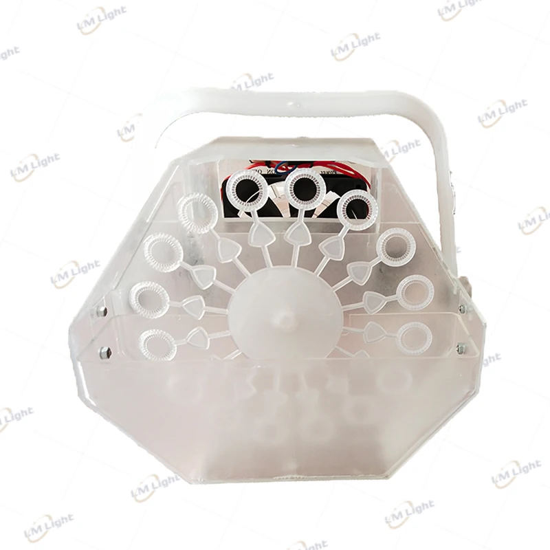 Stage wedding special transparent LED bubble machine outdoor commercial full-automatic stage special effect children bubble