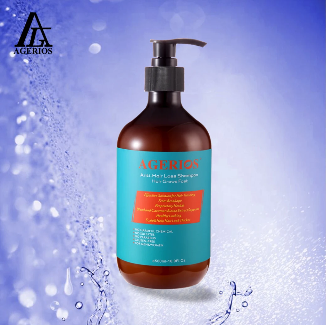 
Make Hair Grow faster 100% herbal natural Extractive organic Anti Hair loss shampoo 