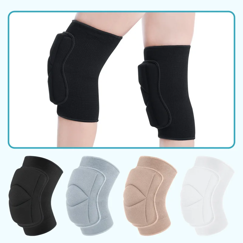 Anti Slip Knee Sleeve Thick Sponge Collision Avoidance Volleyball Knee Pads for Yoga Dance