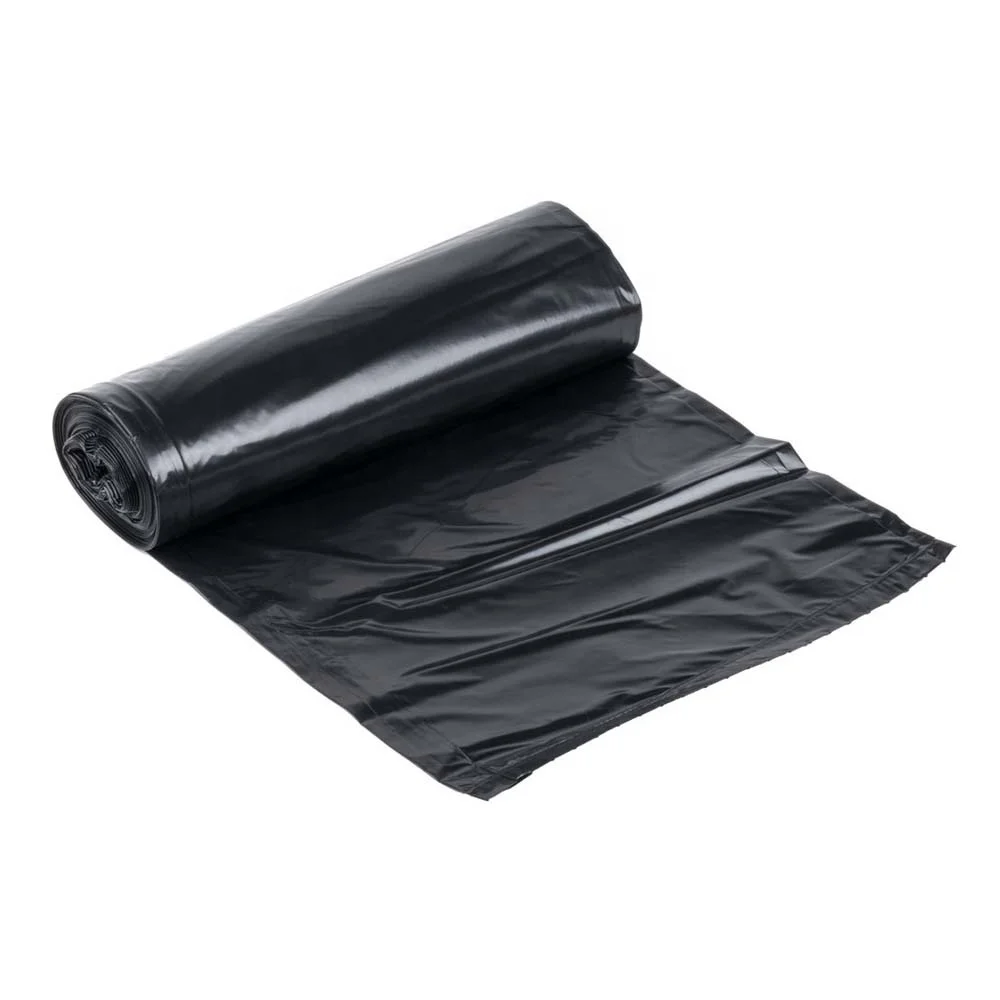 Meditech 3 Mil 38x58 Large heavy duty plastic black contractor big garbage bags for Trash