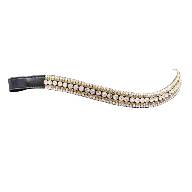 Horse Hot Fix Export Quality Leather Browbands