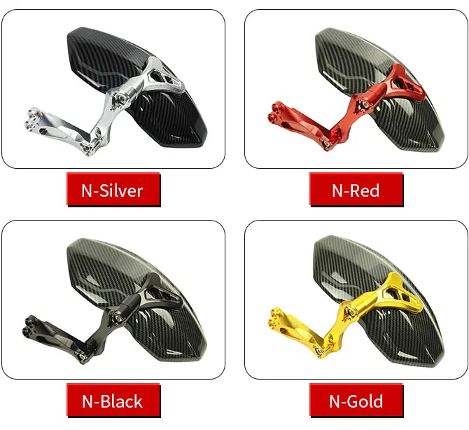 Factory Direct Sales Aluminum Alloy Electric Motorcycle Fenders Rear Fender Motorcycle Mudguard Fender