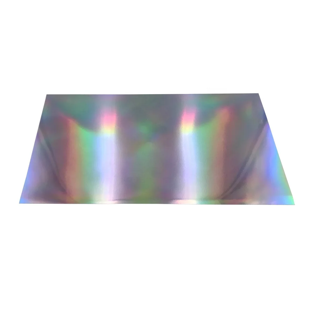 New Product Rainbow Holographic PVC Sheet for Plastic Card Laminate