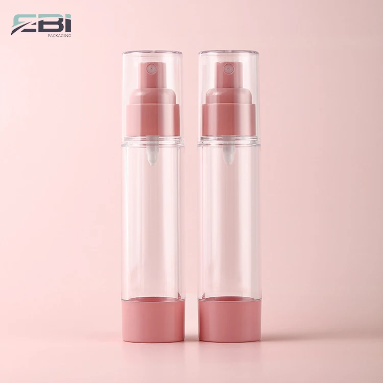 Wholesale cosmetic packaging 15ml 30ml 50 ml 100 ml lotion serum face cream empty plastic airless pump bottle