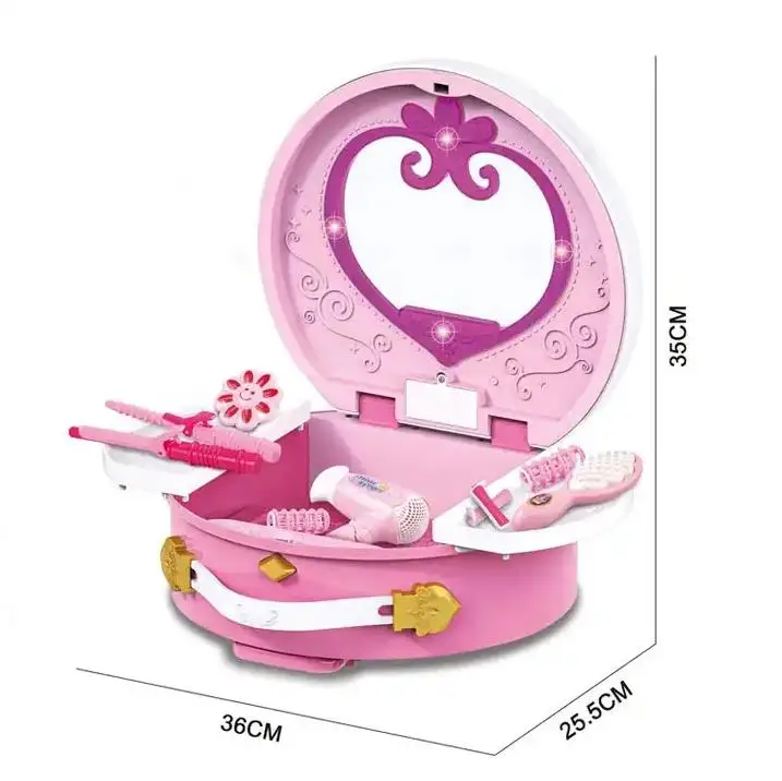 15pcs pretend cosmetics toys popular plastic girls toys beauty set