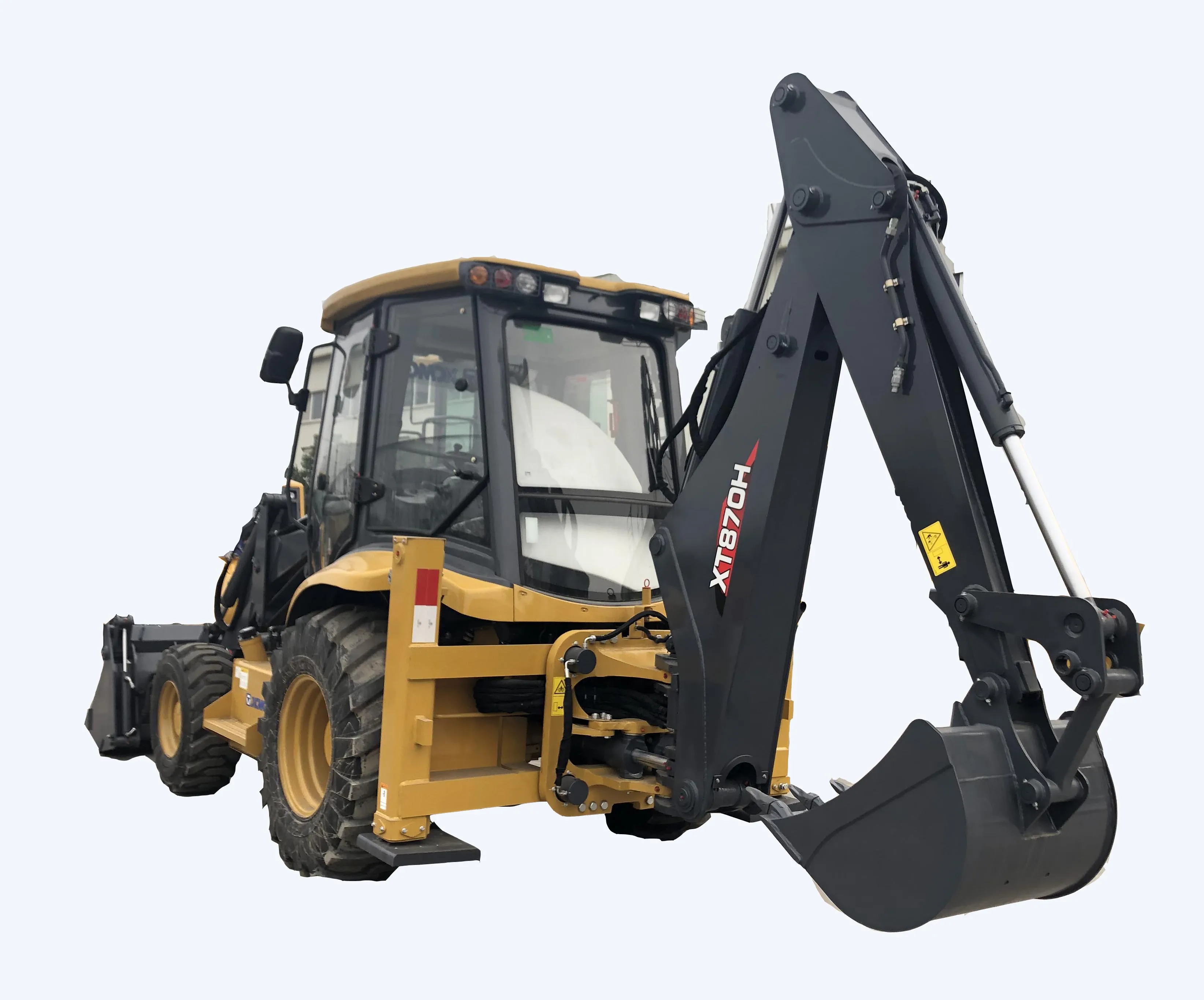 new style 4 WD hydraulic joystick operating tractor back hoe loader model XT870H