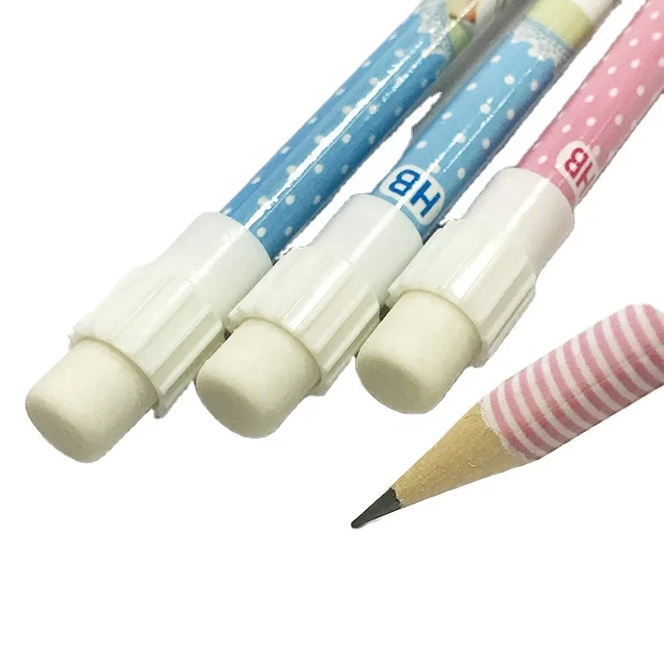 School non-toxic HB expam student pen pencil with eraser