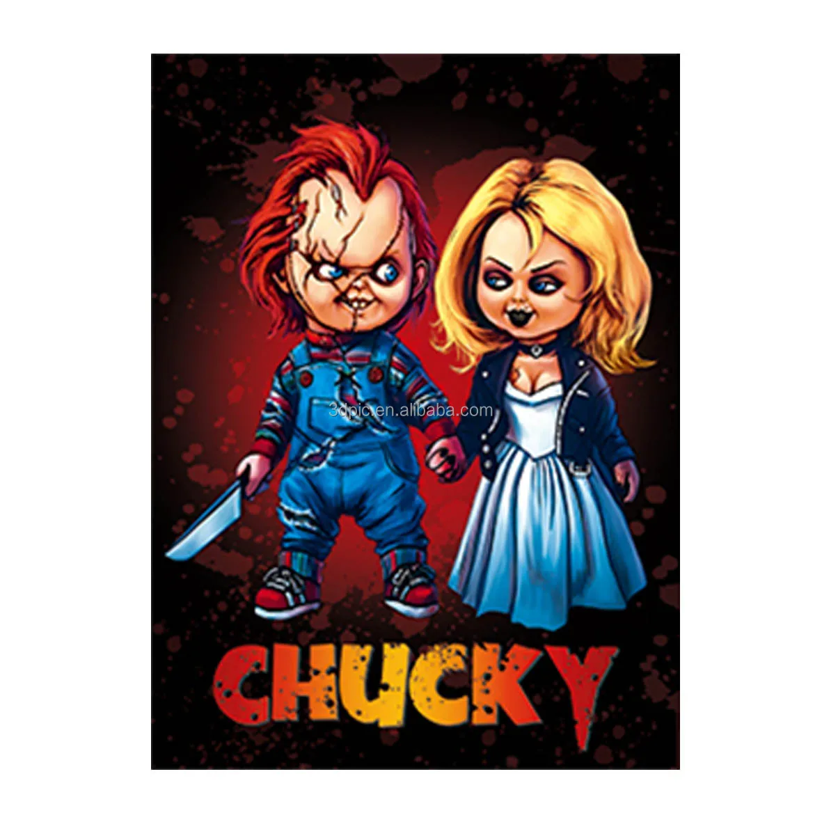 3D Movie TV Celebrity Star Bad Bunny Kobe James Stephen Curry Ronaldo Messi Anime Flip Lenticular Picture Poster