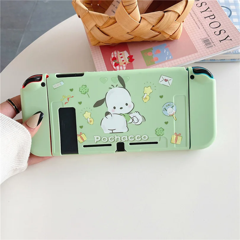Cute Covers For NS Silicone TPU Cartoon Cute Twins Star Pochacco Protective Case For Nintendo Switch Game Controller Accessories