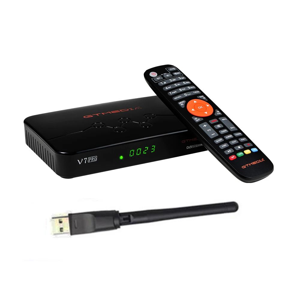 GTmedia V7 Pro-цифра спутниковый телевизионный ресивер DVB-S/S2/S2X + T/T2 H.265 PowerVu Biss Key Cccam Youtube плюс с USB