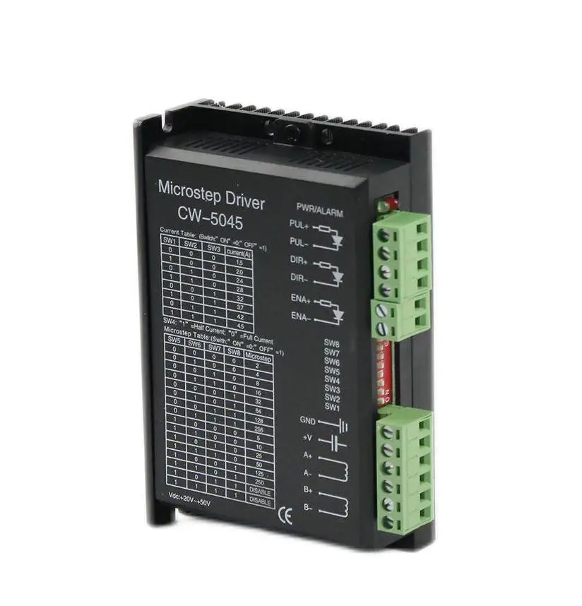 CW5045 2-фазный шаговый мотор драйвер 1.5A ~ 4.5A 24Vdc