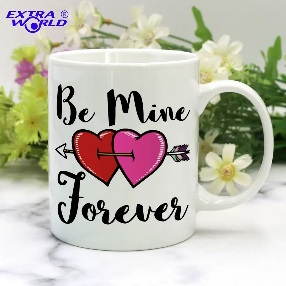 Personalized Porcelain White Mugs Customized Print Coffee Tea Mug