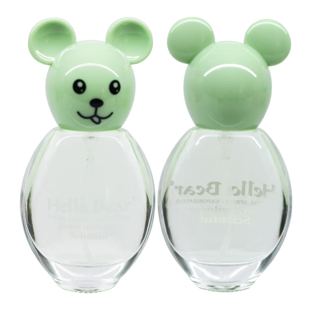OEM&ODM Service Support Mild Formula Grass Green Animal Baby Cologne Perfume with Glass Bottle in Low Price