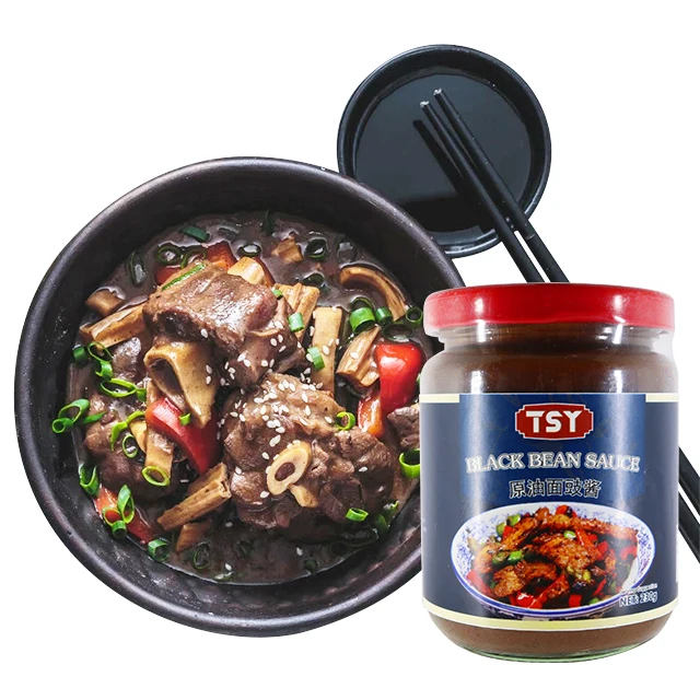 230g Chinese Cooking Authentic Tasty Oil Mensi Soya Bean Paste Mensi sauce