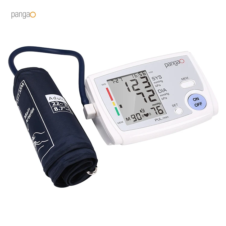 Smart Adjustable Upper Arm Cuff Blood Pressure Measuring Device Electric Digital BP Monitor