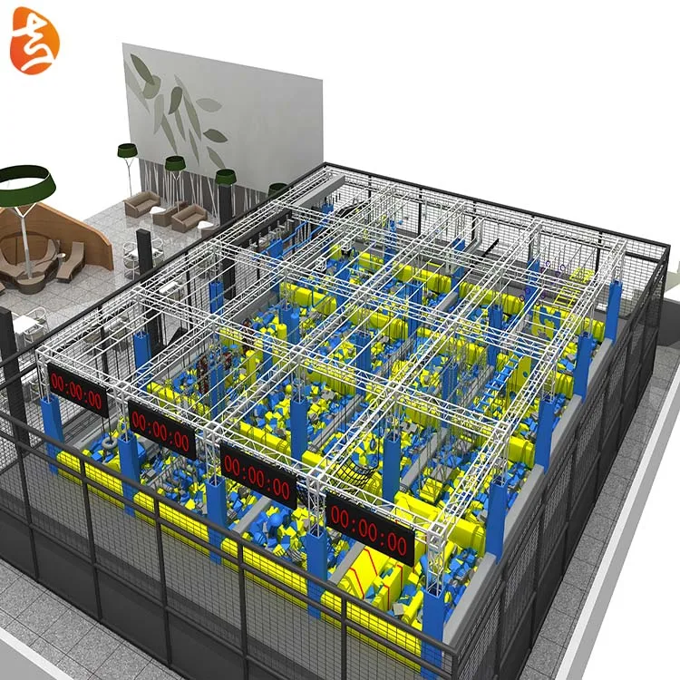 Hot sale indoor children safety american kids indoor playground equipment obstacles course Ninja warrior