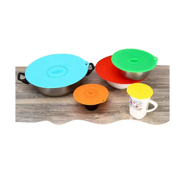 
Professional 2021 New Silicone Fresh-Keeping Pot Lid Silicone Bowl Pot Lid 