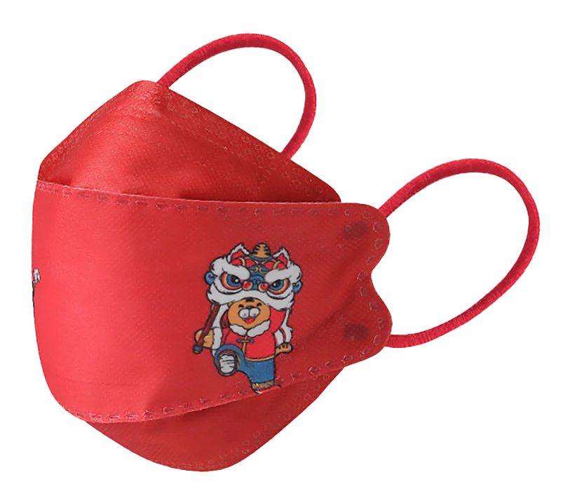 Новая высокоскоростная полностью автоматическая машина для производства нетканых масок kf94 в форме рыбы