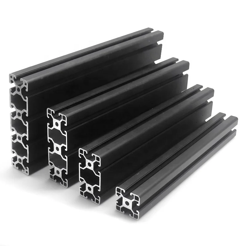 Home diy 6063 t5 black anodized gaming driving sim racing rig cockpit aluminum gaming simulator frame