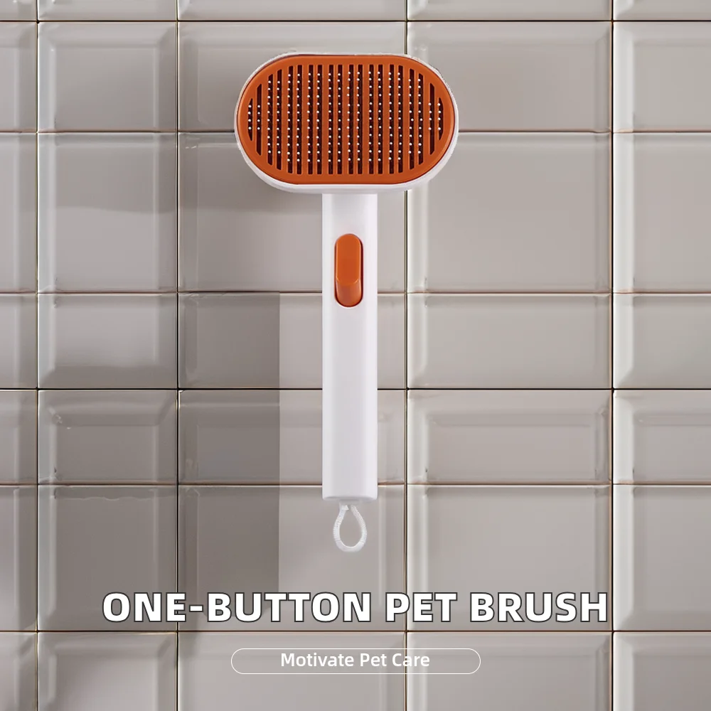 Pet Dog Brush Cat One-Button Slicker Self Cleaning Comb Pet Hair Remover Brush for Dogs Cats Grooming Tools Pets Dematting Comb