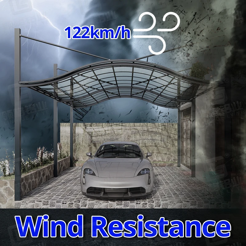 Aluminum Structure Carport Free Standing Garage Carport Aluminum Car Parking Shade Carport Canopy