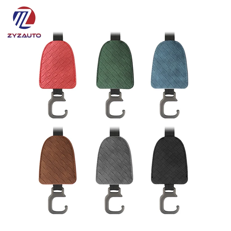 ZY Factory Direct Sale Metal BackSeat Hooks Auto Parts Car Hook Hanger For Storage Bag Clothes