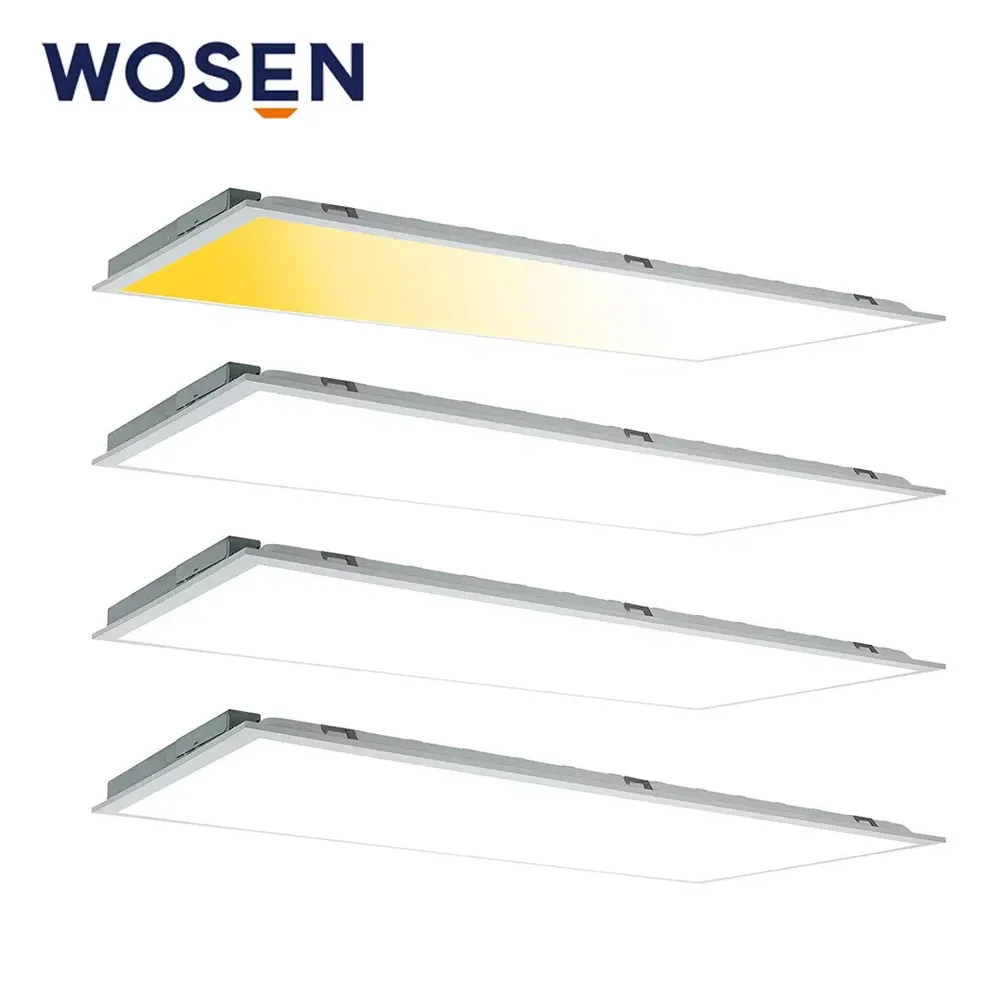 ETL rectangle 50W 3cct dimmable 2x4FT backlit commercial ultra thin slim led ceiling panel light