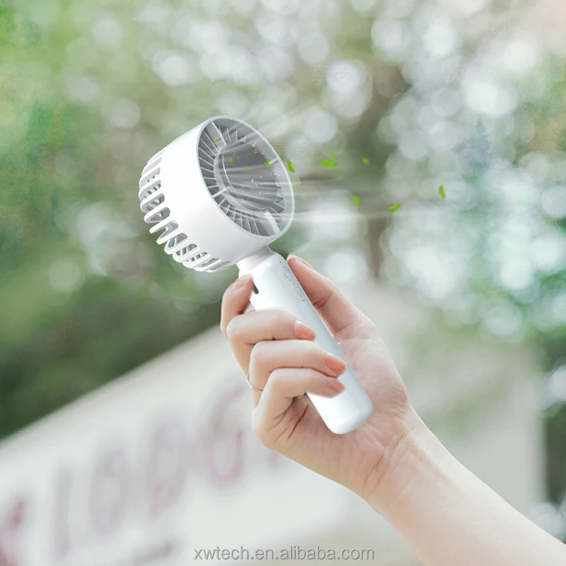 2023 New Style Ice Compress 2000mAh Small Handheld Fan Rechargeable Outdoor Portable Hand-held Mini Handheld ice Fan