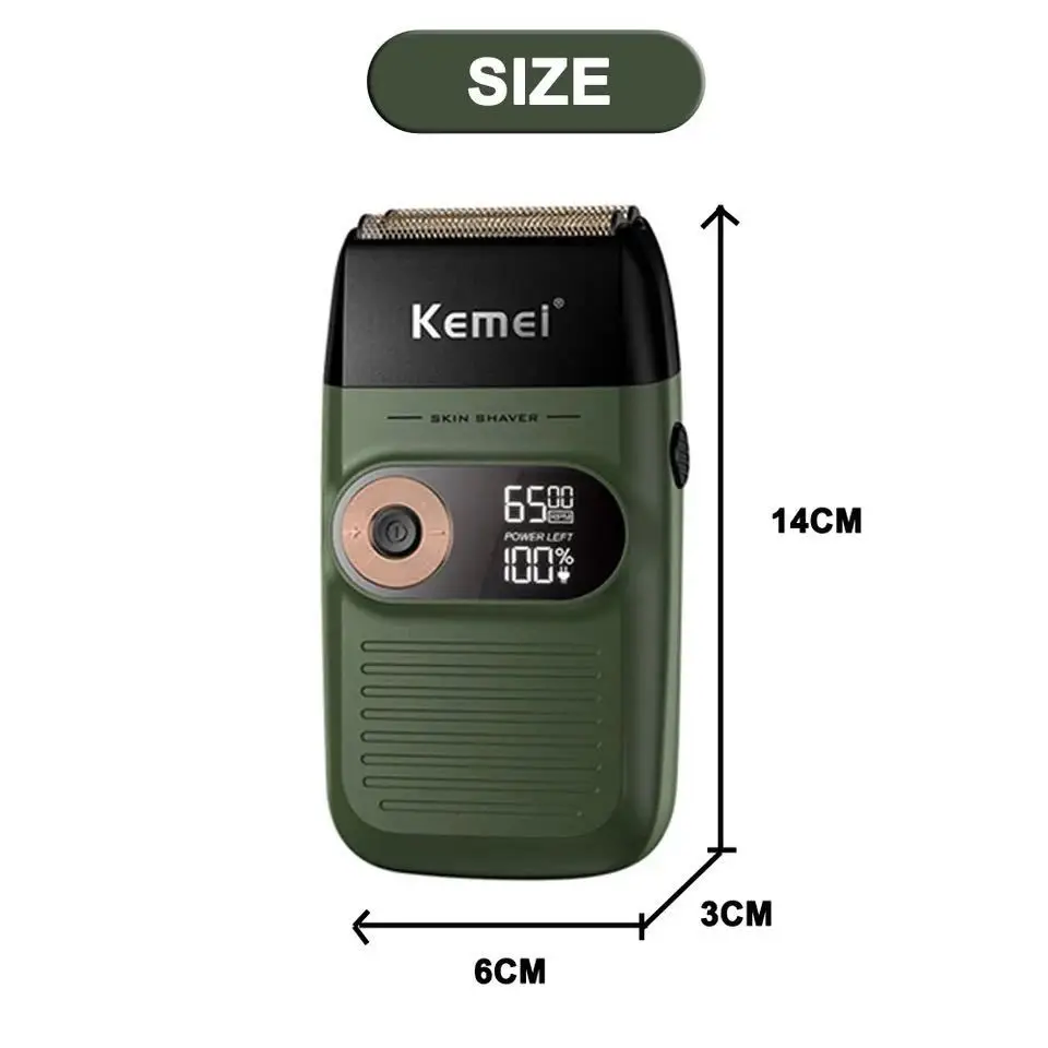 Professional hairdresser LCD digital display professional hairdresser Kemei 2026  hot selling professional barber