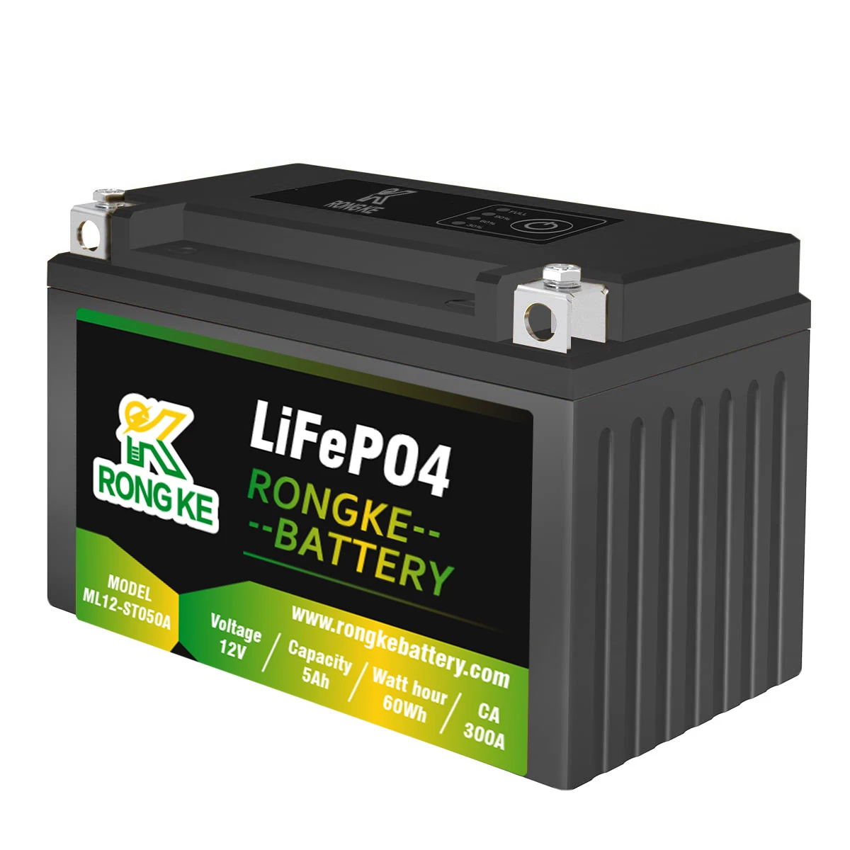 Lithium Motorcycle Battery 12V 5Ah  CA300  lithium Replacement Batteries for Electronic Bike maintenance free